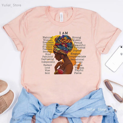 Black Girl Is Beautiful Magic T Shirt - Empire P.E