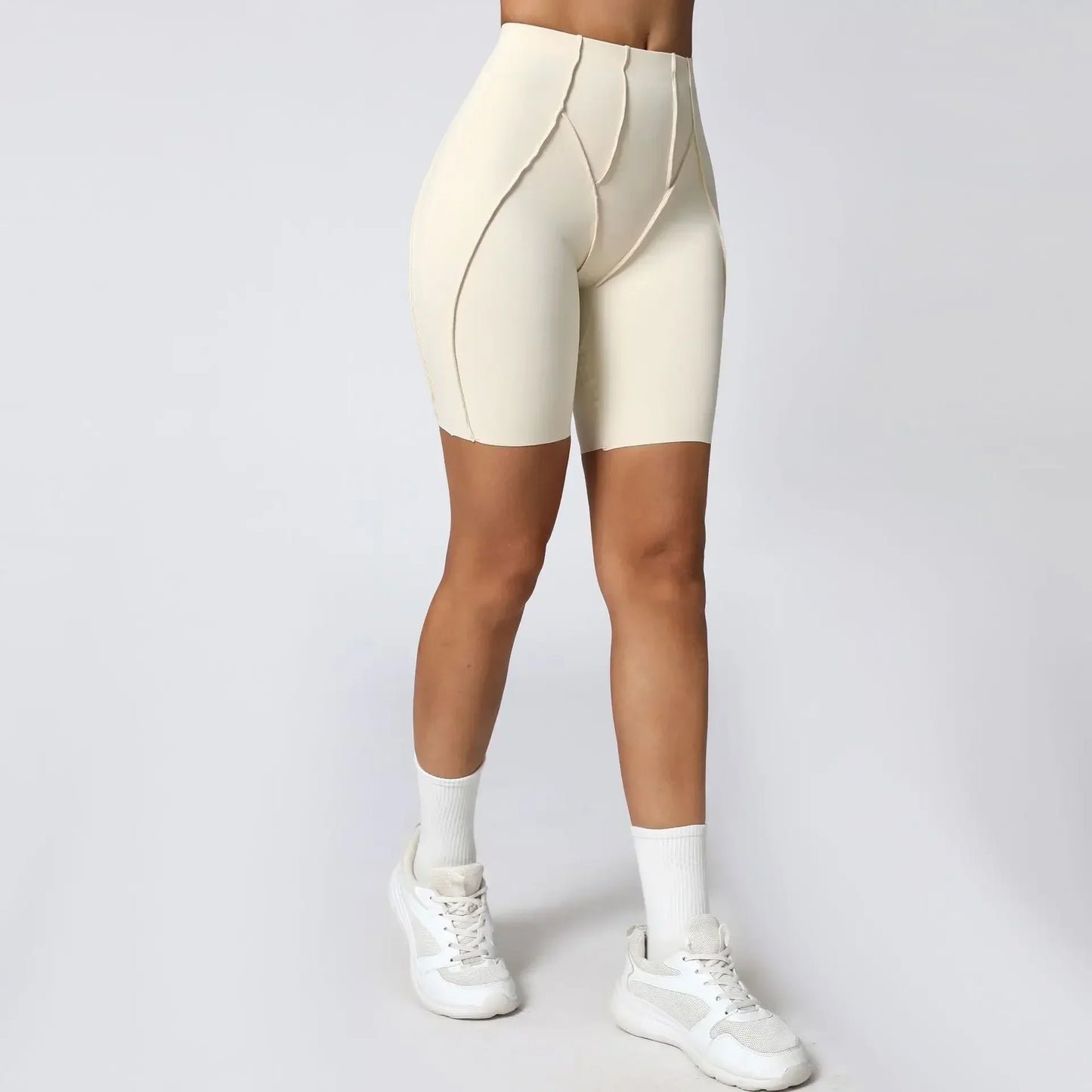 Seamless Yoga Shorts Sports Fitness High-waisted Tight-fitting - Empire P.E