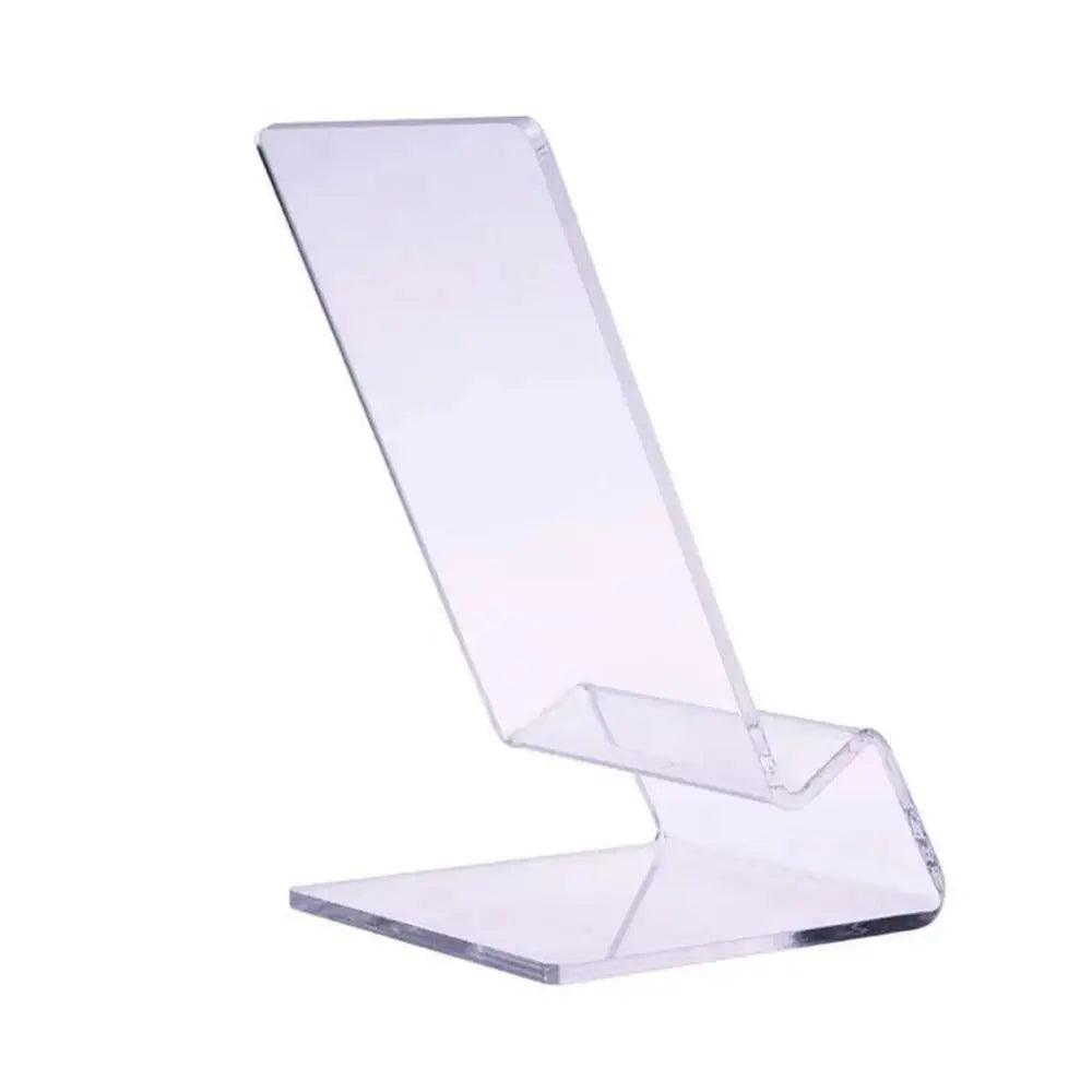 New Portable Acrylic Phone Holder Transparent Rack Stand Display Stand Desk Organizers Office Accessories Cell Phone Holder - Empire P.E