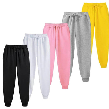 Men's Casual Sweatpants Fleece Sports Pants Unisex Fashion Solid Loose Trousers Streetwear Autumn Winter Jogging Fitness Pants - Empire P.E