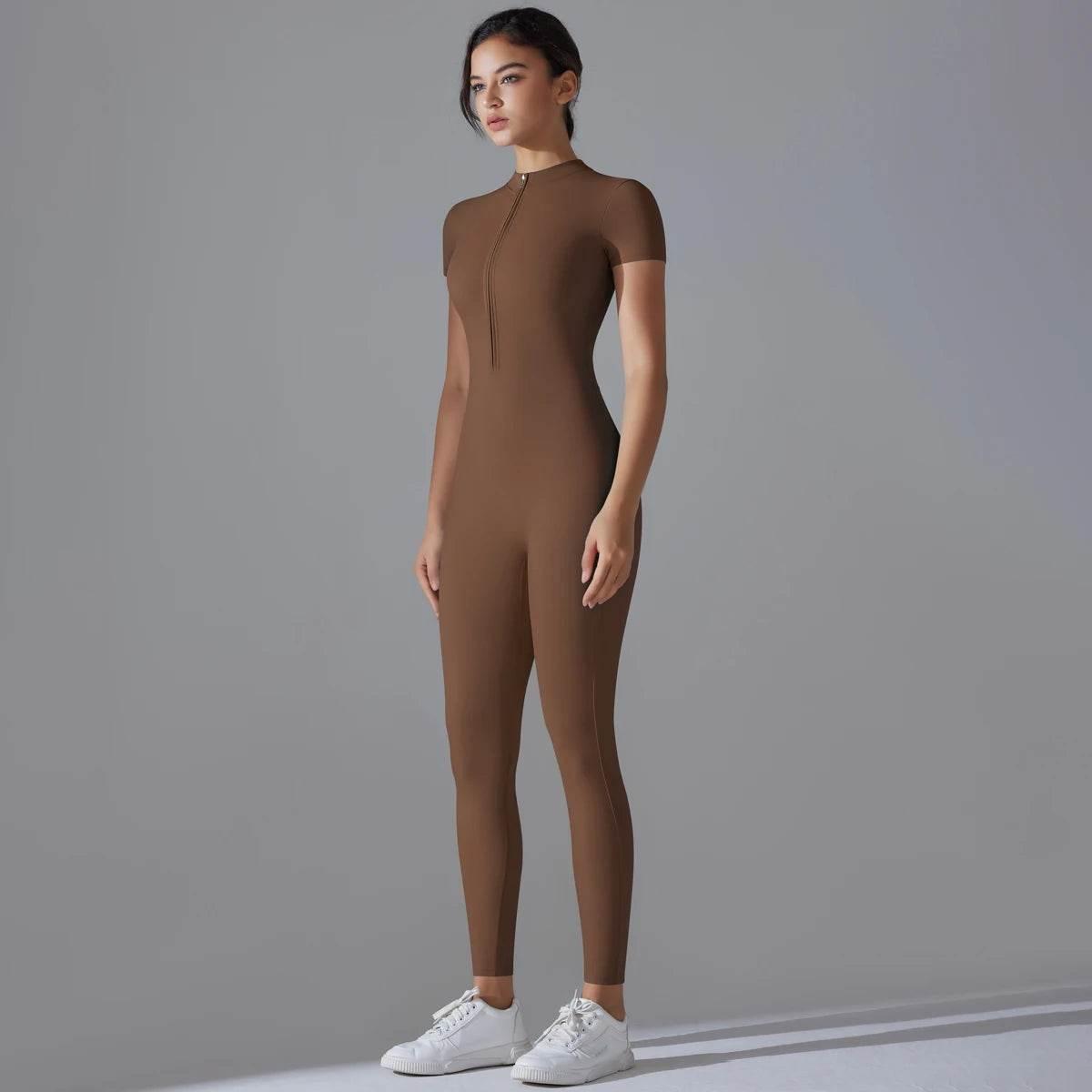 Women Bodysuits Fitness Sports Bodysuit Yoga Suit Breathable Quick Drying Sports Yoga Clothing Women's Gym Push Up Workout - Empire P.E