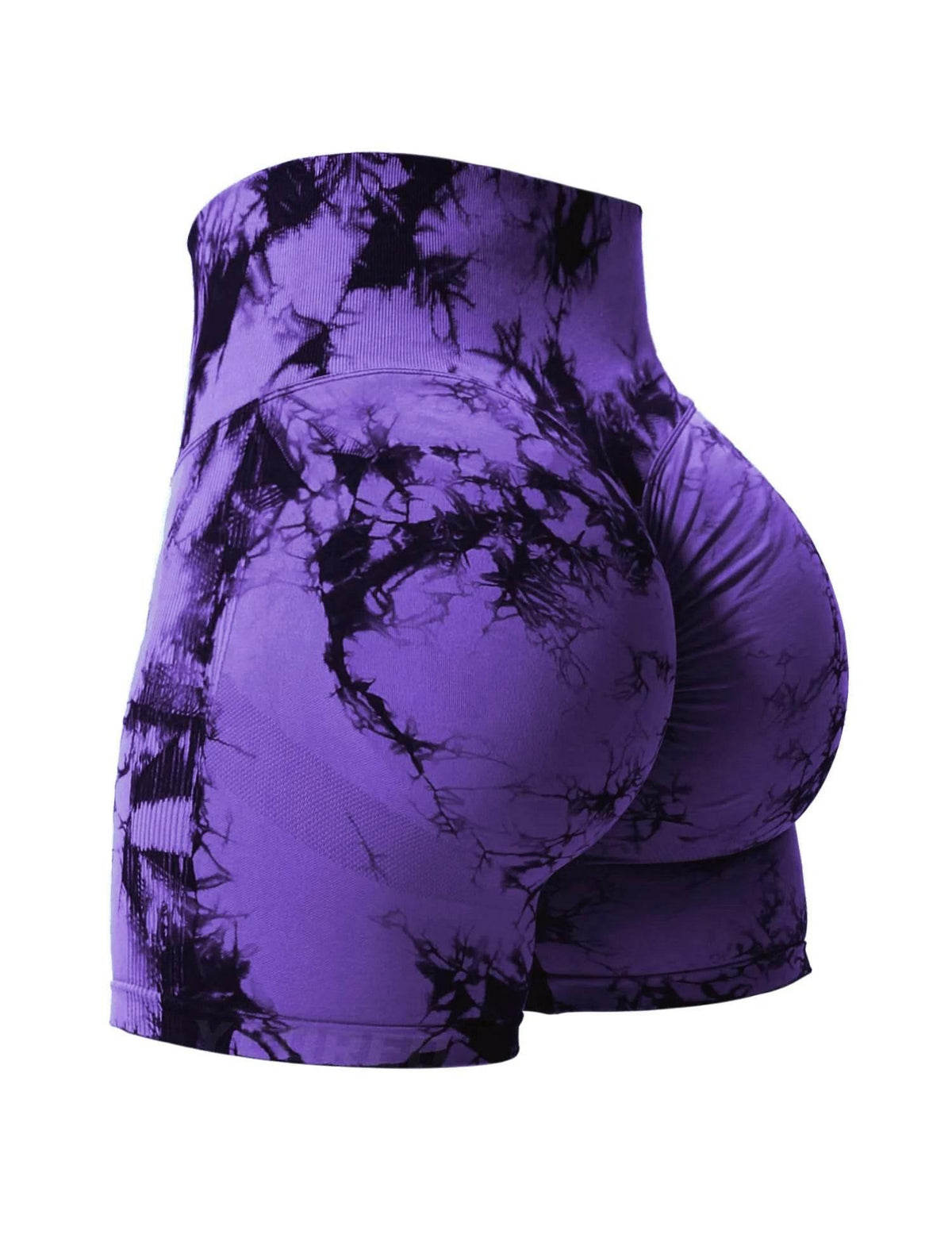 High Waist Tie Dye Butt Lifting Summer Shorts - Empire P.E