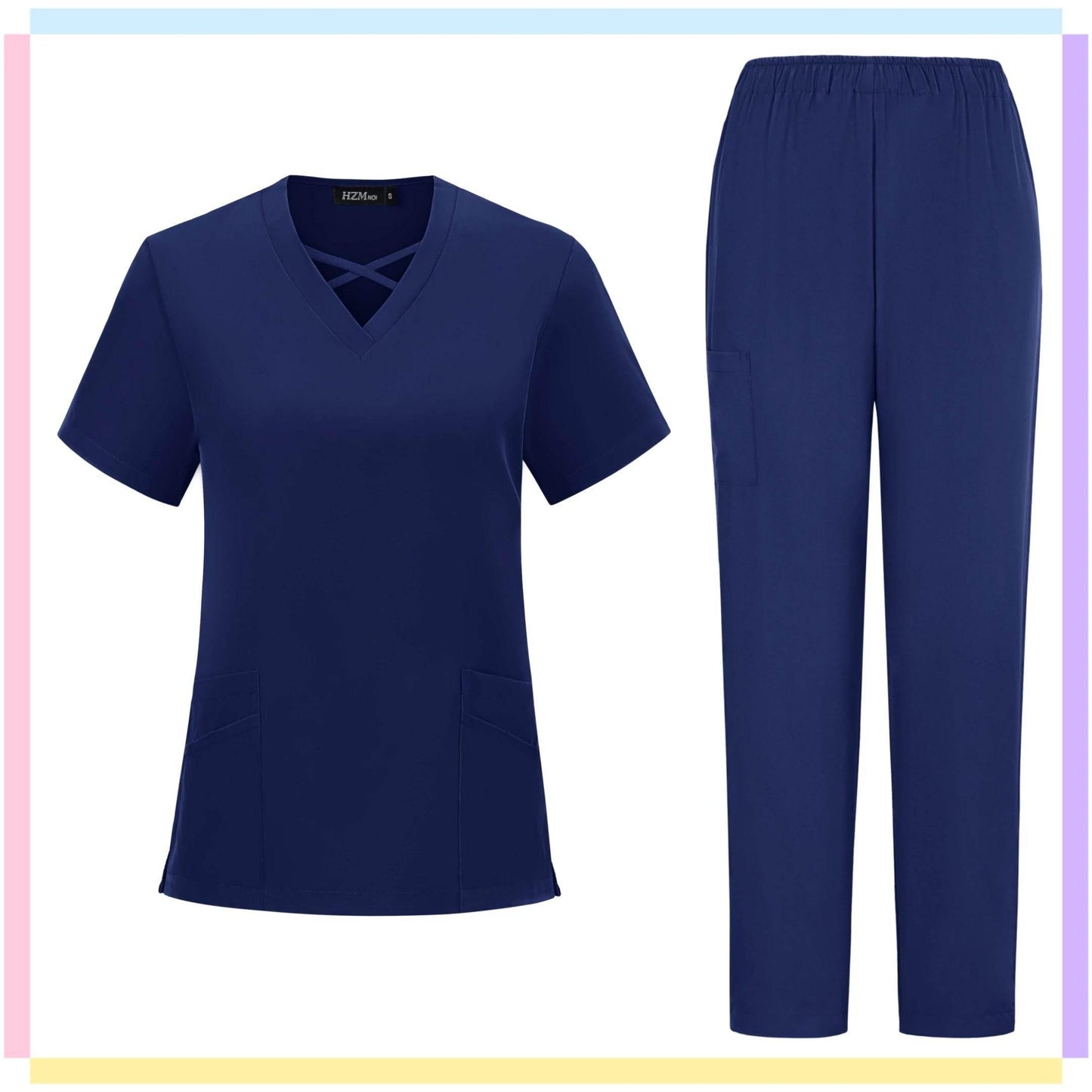Hot Sale Anti Wrinkle Washable Soft Nurse Scrubs Hospital Medical Scrubs Women Nursing Top Jogger Scrubs Uniforms Sets Work Wear - Empire P.E