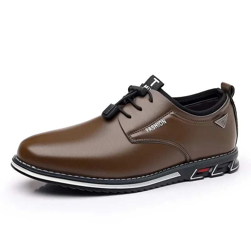 Autumn Casual Leather Sneakers Shoes for Men - Empire P.E