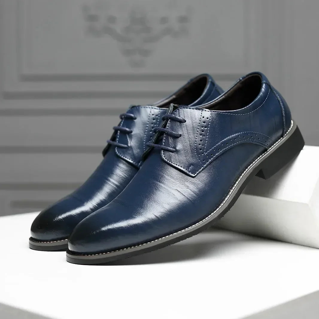 Classic Men Dress Shoes Pointed Toe Business Casual Men Formal Shoes - Empire P.E