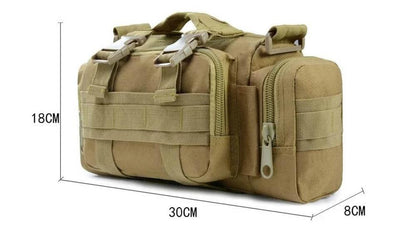 Outdoor Hiking Waist Bag 600D Waterproof Oxford Climbing 3P Chest Shoulder Bags Tactical Fishing Camping Pouch Pack - Empire P.E