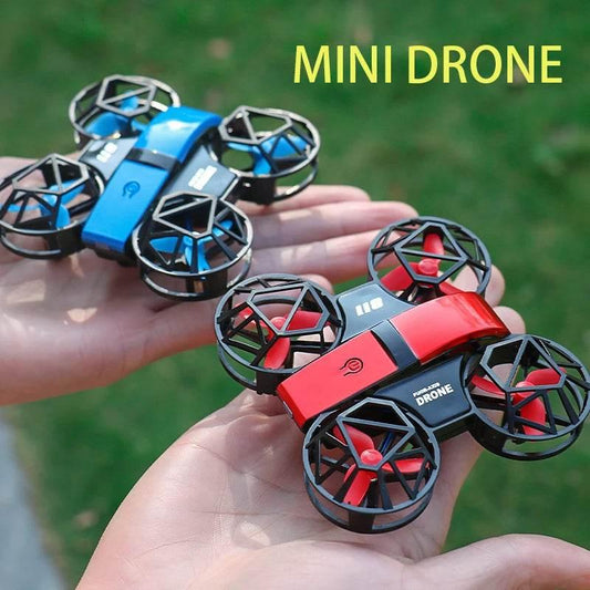 Dowellin D12 Drone Mini Remote Control Aircraft New Children's Toy HD Dual Camera Fixed Height RC Quadcopter Starter Gifts - Empire P.E