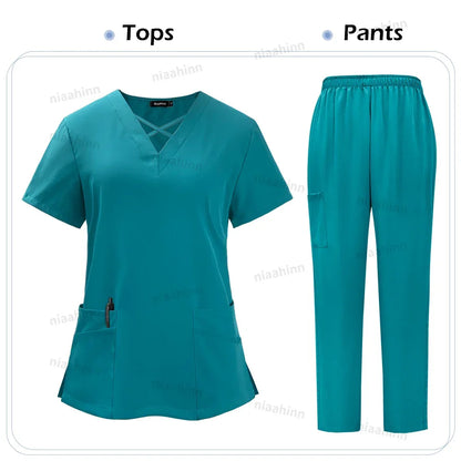 Medical Scrub Uniform Set