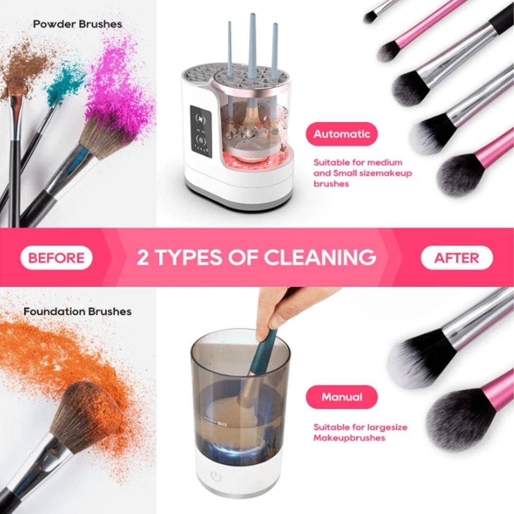 exclusive electric makeup brush cleaner