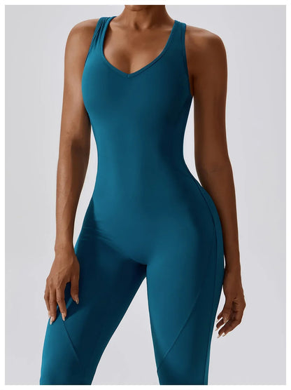 V Jumpsuit Gym Set - Empire P.E