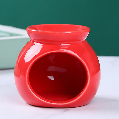 Ceramic Essential Oil Burner Incense Mini Candle Holder