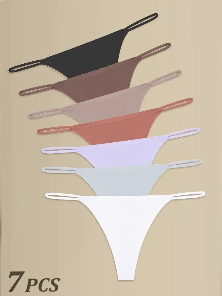 7Pcs/Set Women Seamless Thongs - Empire P.E