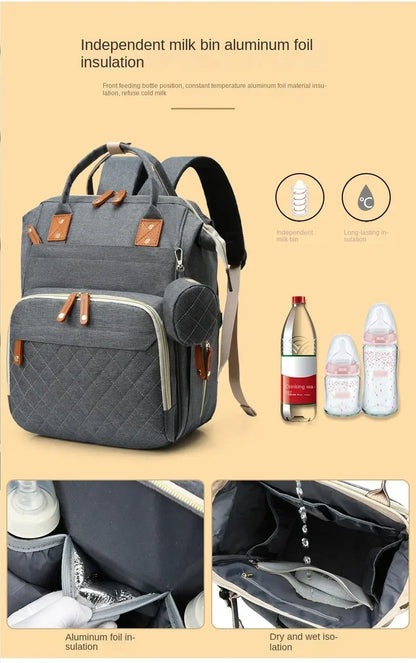 USB Diaper Bag Backpack - Empire P.E