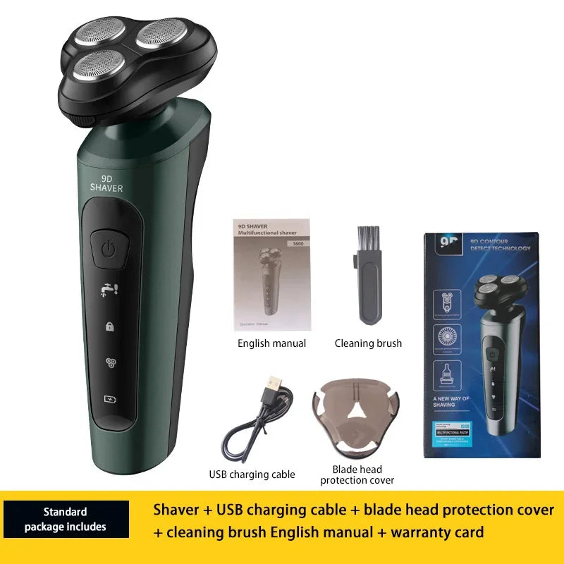 Electric Shavers Men Waterproof Wet Dry Use Electric Trimmer - Empire P.E