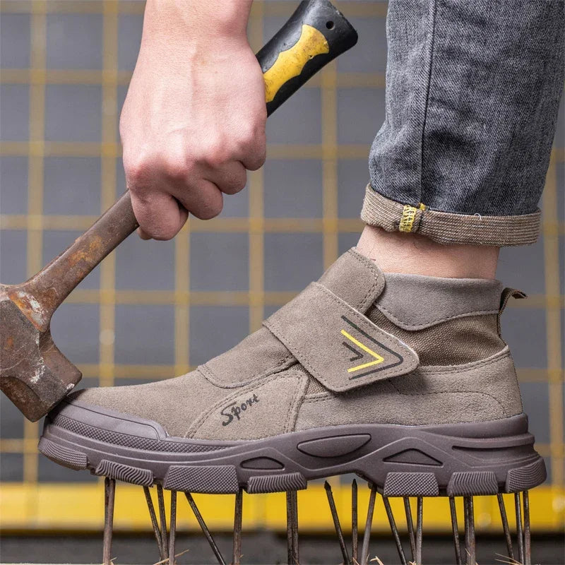 Construction Work Boots Anti-smash Anti-puncture Safety Shoes - Empire P.E