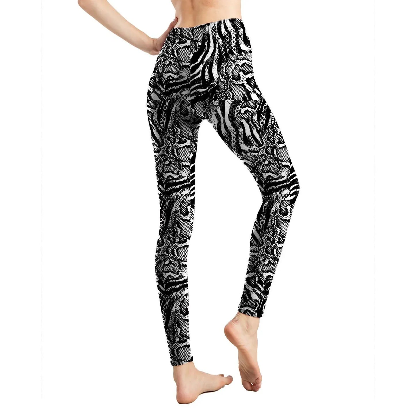 Leopard Leggings Printed High Waist - Empire P.E