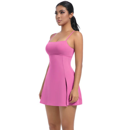 Women Yoga Tennis Skirts Gym Golf Running Sports Fitness Jumpsuit Skirt Sports Overalls Fitness Suits Gym Tracksuit Dance Skirt - Empire P.E