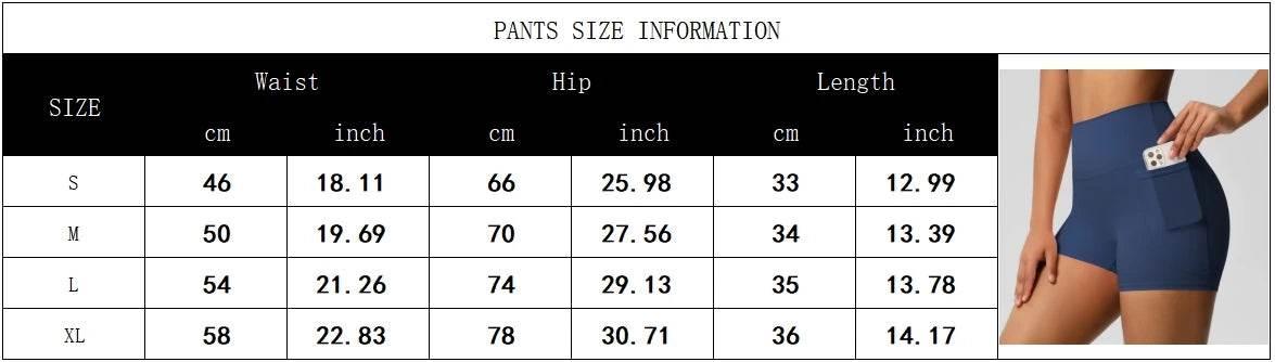 Women Sports Short With PocketedYoga Legging Shorts Squat Proof High Waist Fitness Tight Shorts Quick Drying Cycling Workout Gym - Empire P.E