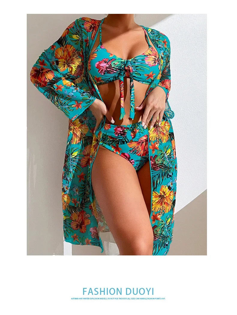 Women's Beach Bikinis Three Pieces Bikini Set - Empire P.E