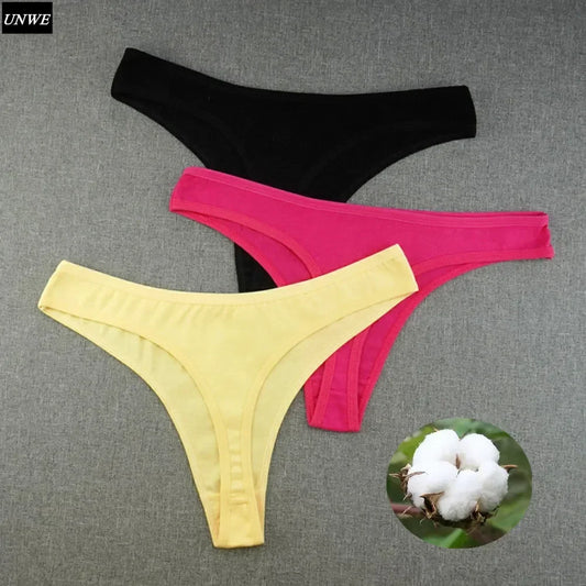 M-XXL Women Thong Panties Sexy Soft Cotton G-String - Empire P.E
