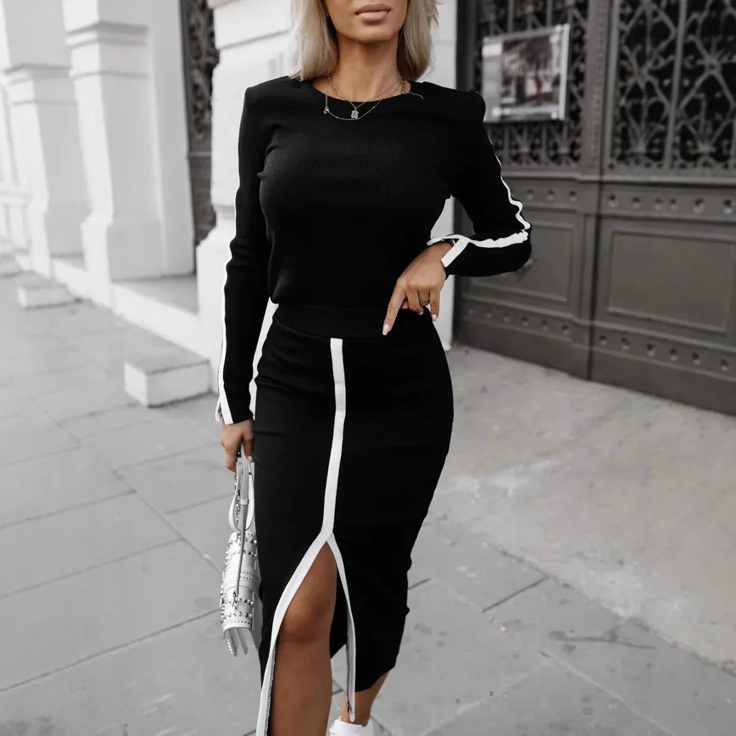 Women's Split Skirt Outfit Set - Empire P.E