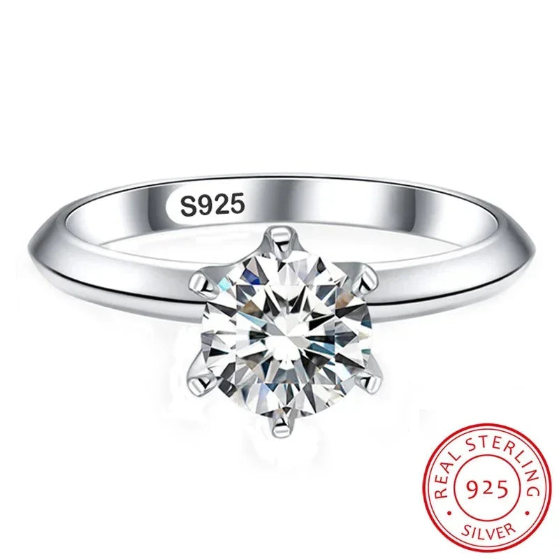925 Sterling silver Moissanite - Empire P.E