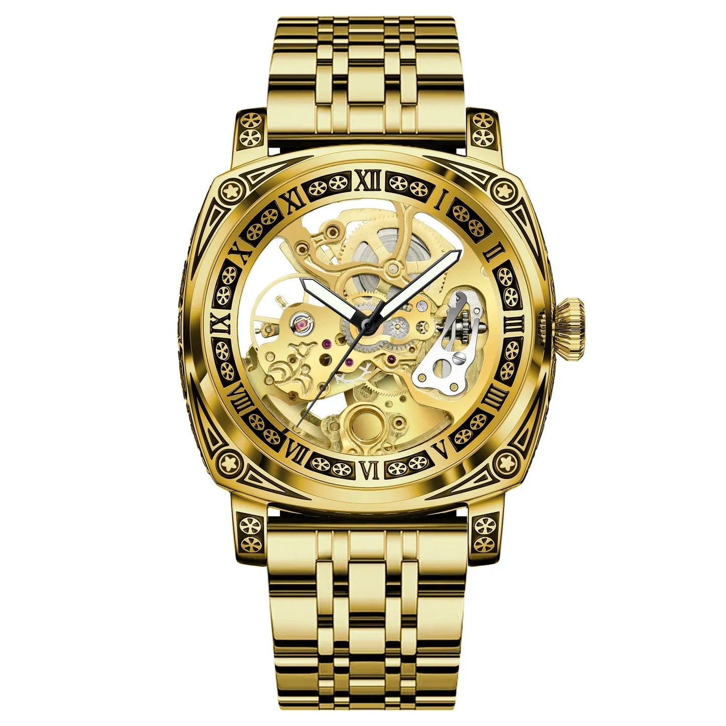 Men's Luxury Stainless Steel Waterproof Watch