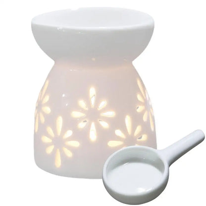 Wax Melt Essential Oil Burner Ceramic Candle Holder