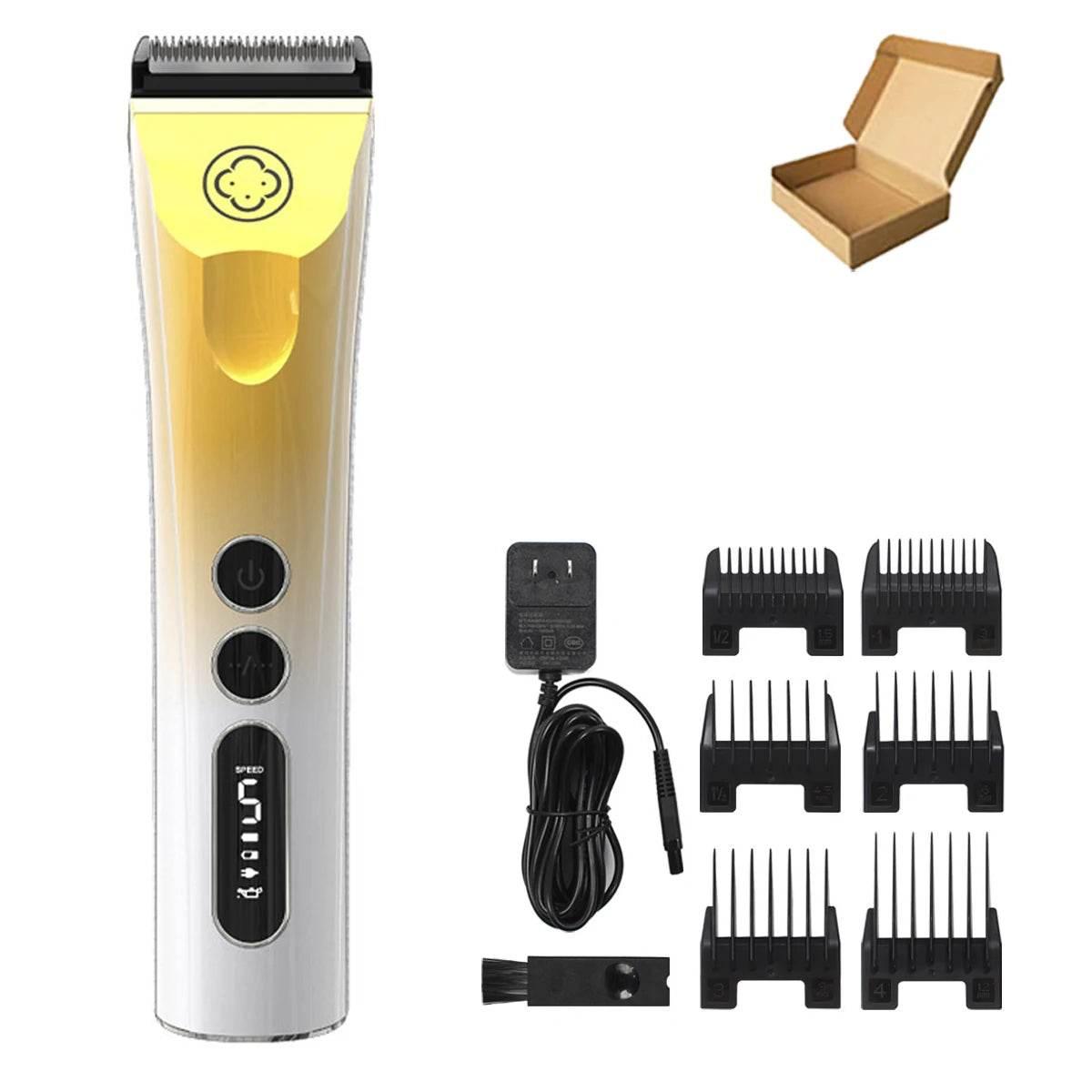 Madeshow 982F 986F Newest Rechargeable High Speed Motor Cordless Waterproof Detachable Electric Body Hair Trimmer for Men - Empire P.E