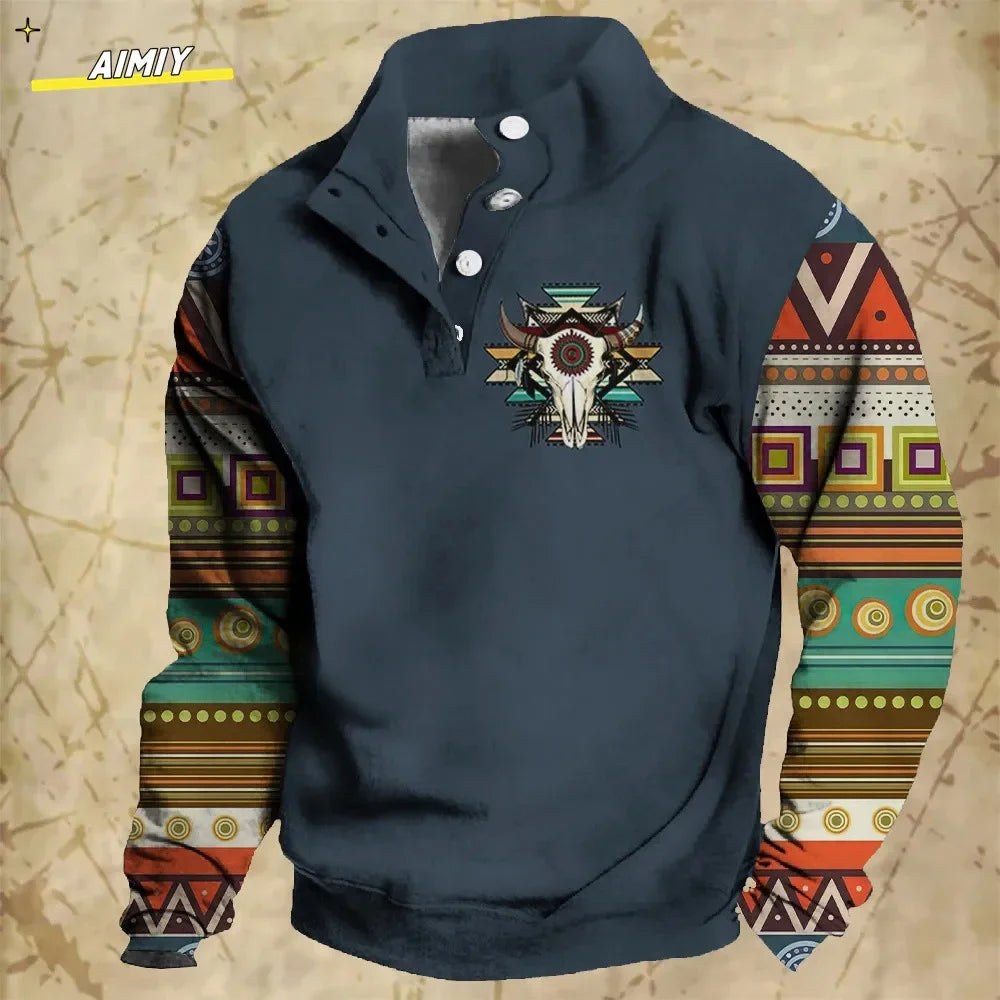 Vintage Men's Hoodie Casual Jacket - Empire P.E