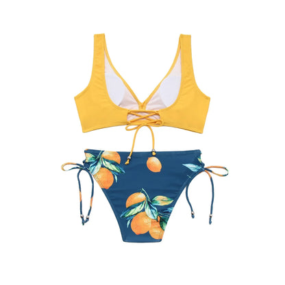 Women Biquini Two Pieces Swimsuit