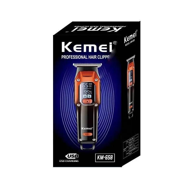 Wholesale Rechargeable Hair Trimmer Kemei km-658 Machine Hair Cut Razor Men'S Hair Clippers barber - Empire P.E