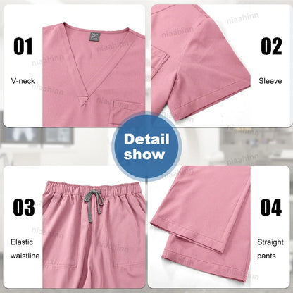 Elastic Scrub Uniform Set - Empire P.E