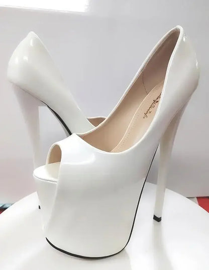 Sexy Stilettos 19cm Thin High-Heeled Patent Leather - Empire P.E