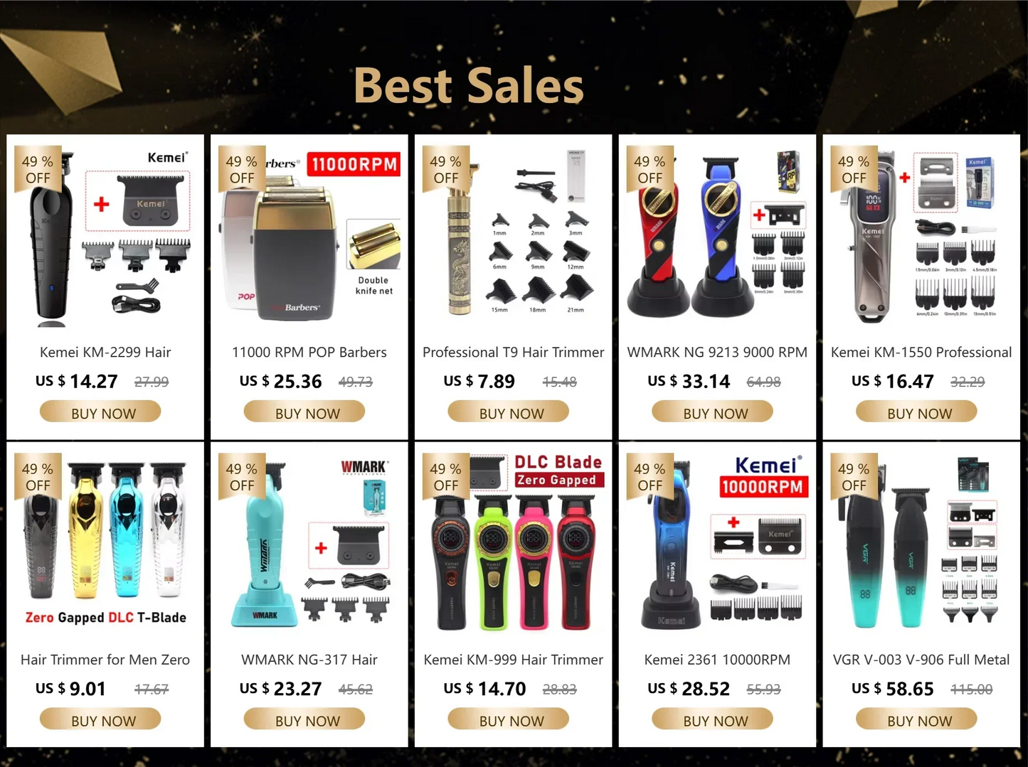 Hair Trimmer for Men Zero Gapped - Empire P.E