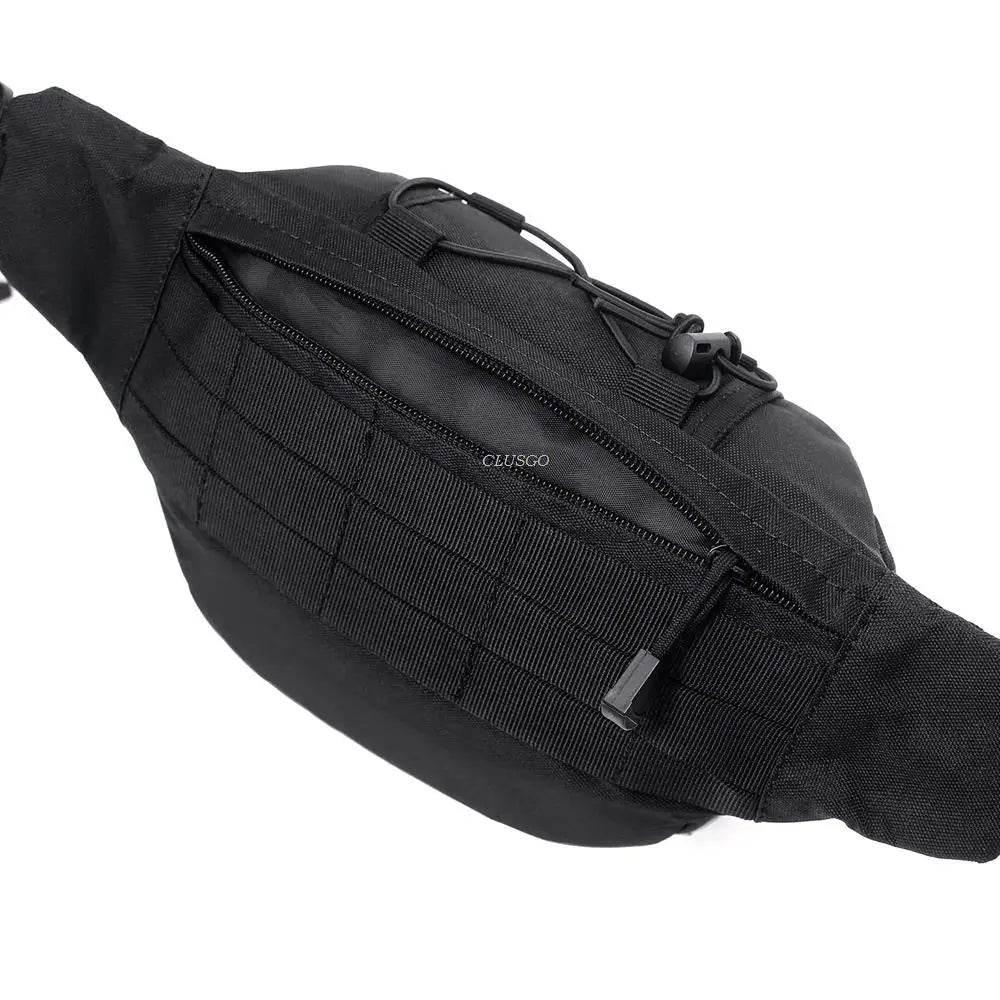 Outdoor Tactical Waist Bag 600D Nylon Oxford Outdoor EDC Fanny Pack Utility Waist Pouch Outdoor Bumbag Hunting Camping Hip Bags - Empire P.E
