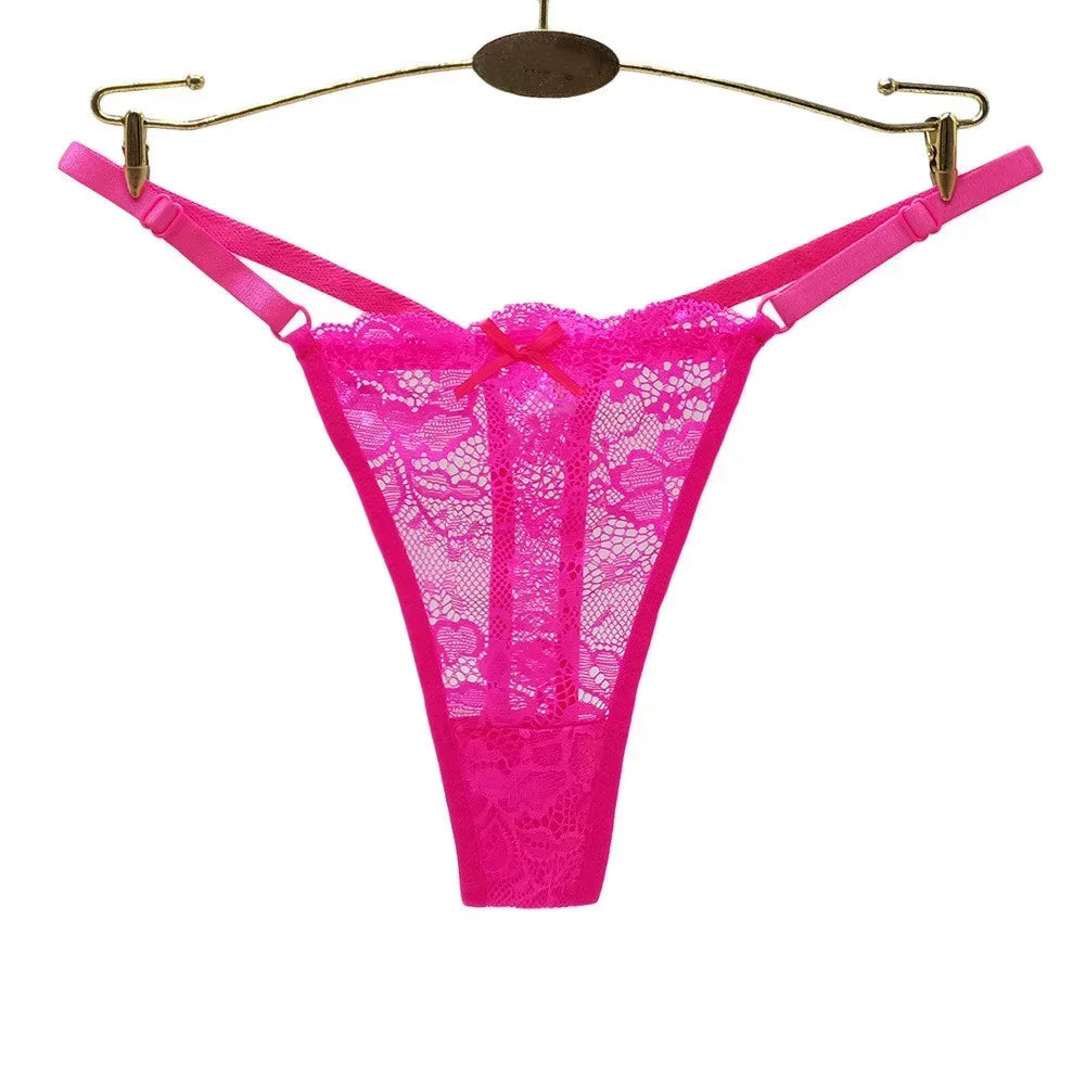 3PCS Adjustable Sexy Transparent Thong Panties - Empire P.E