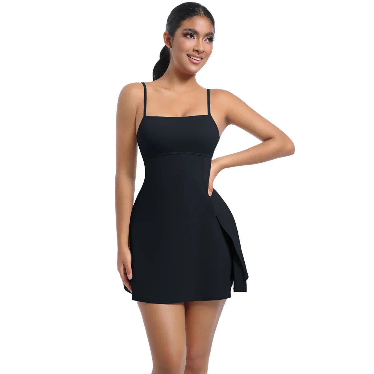 Women Yoga Tennis Skirts Gym Golf Running Sports Fitness Jumpsuit Skirt Sports Overalls Fitness Suits Gym Tracksuit Dance Skirt - Empire P.E