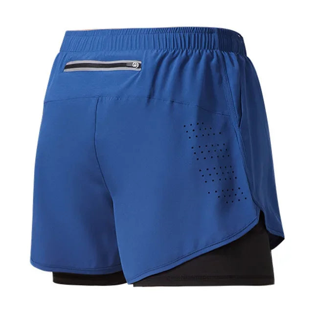 Sport Shorts Men Sportswear 2 In 1 Short - Empire P.E