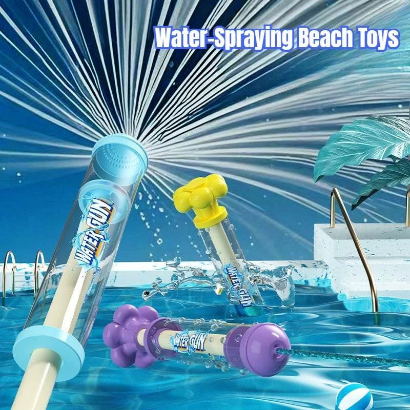 Fireworks Spray Water Pull-Back Water Gun Outdoor Splash Games for Pool Lawn Activities Kids Summer Interactive Water Spray Toys - Empire P.E