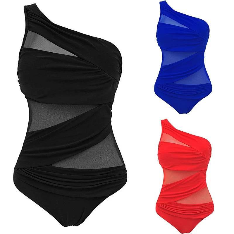 Sexy Swimsuit Women Top Plus Size Swimwear 3XL 4XL Push Up Bathing Suit Ladies Monokini Swimming Suit - Empire P.E
