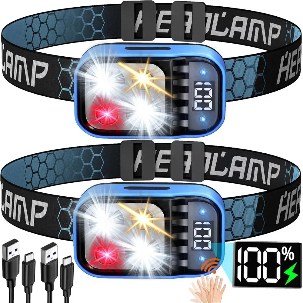 Rechargeable Headlamp Flashlight Bright LED Waterproof - Empire P.E