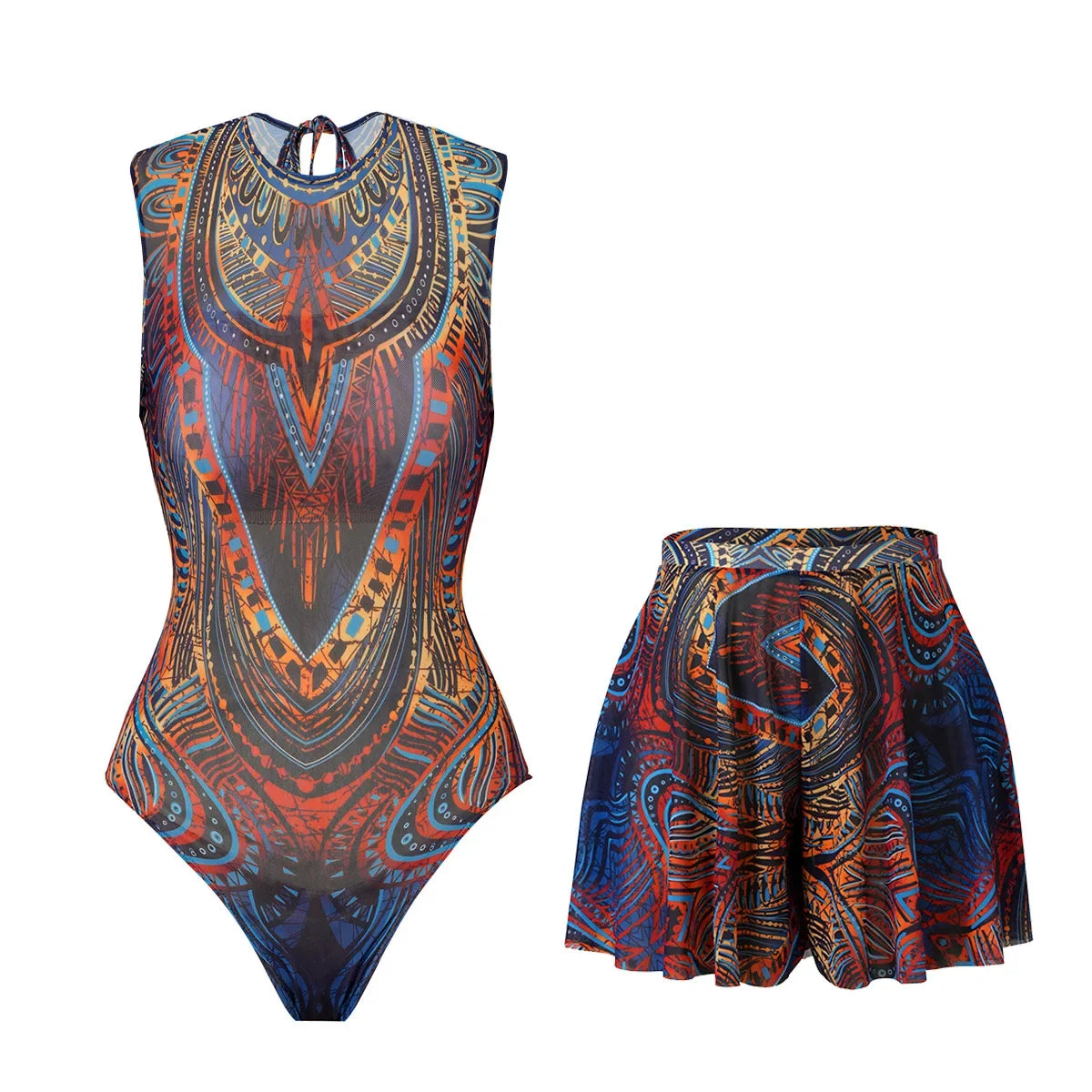 2 Piece Sets Swimsuit And Shorts