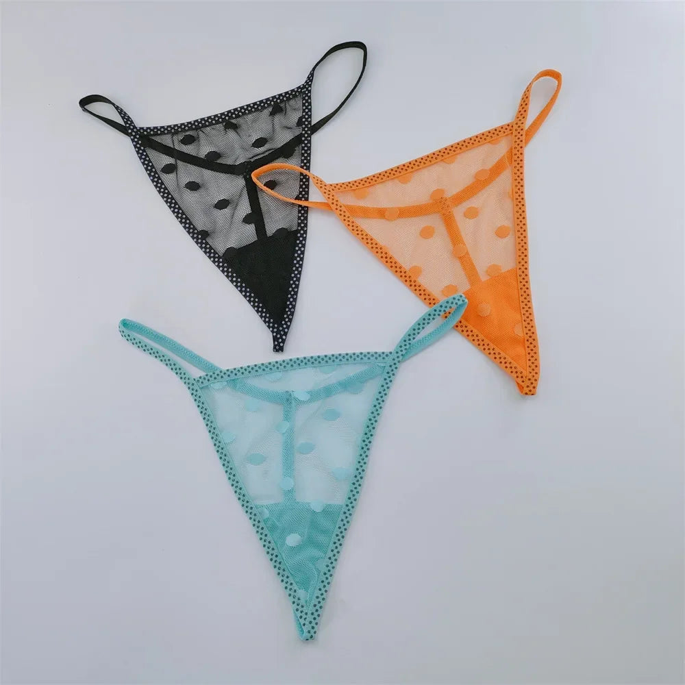 3pcs/pack Micro Transparent Thong - Empire P.E