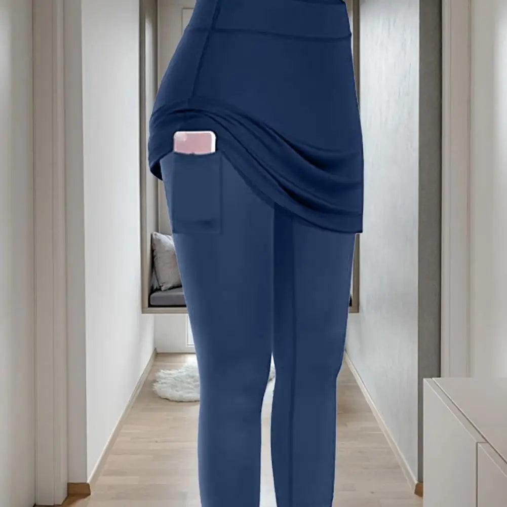 Workout Leggings Yoga Leggings Women Fake Skirt Pants - Empire P.E