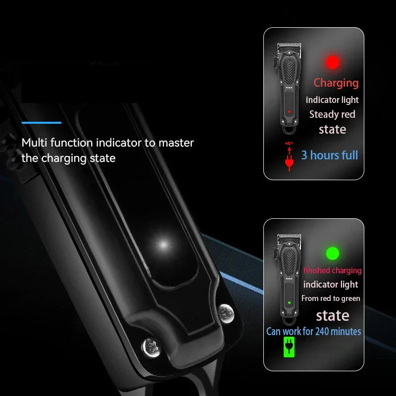 Kemei rechargeable hair clipper cordless - Empire P.E