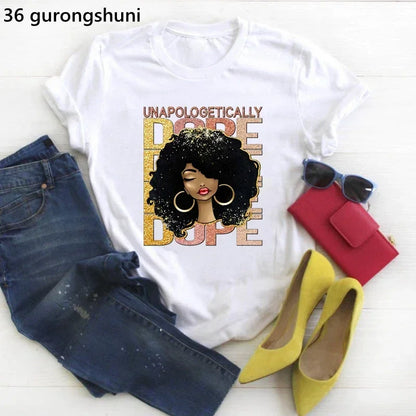Black Girl Is Beautiful Magic T Shirt - Empire P.E