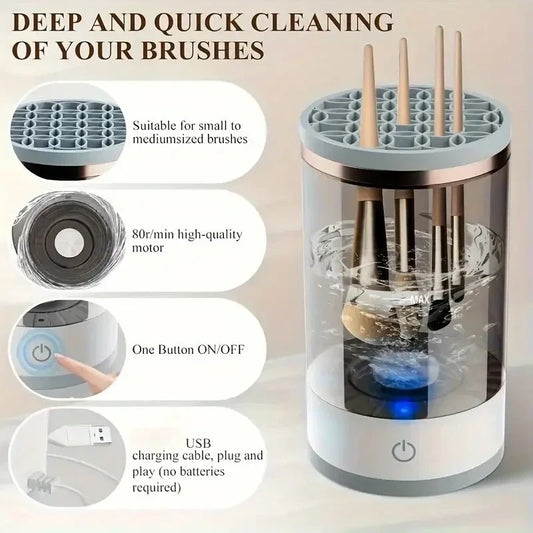 Makeup brush cleaner