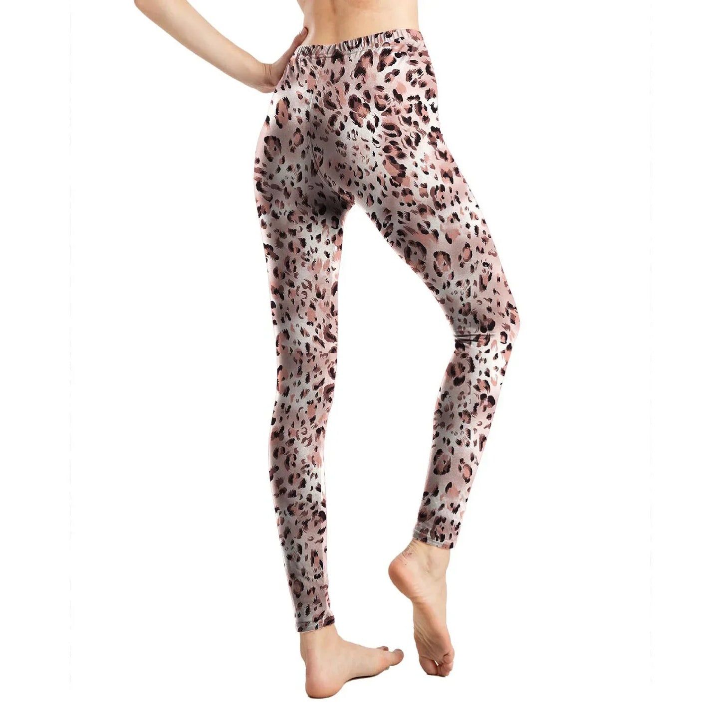 Leopard Leggings Printed High Waist - Empire P.E