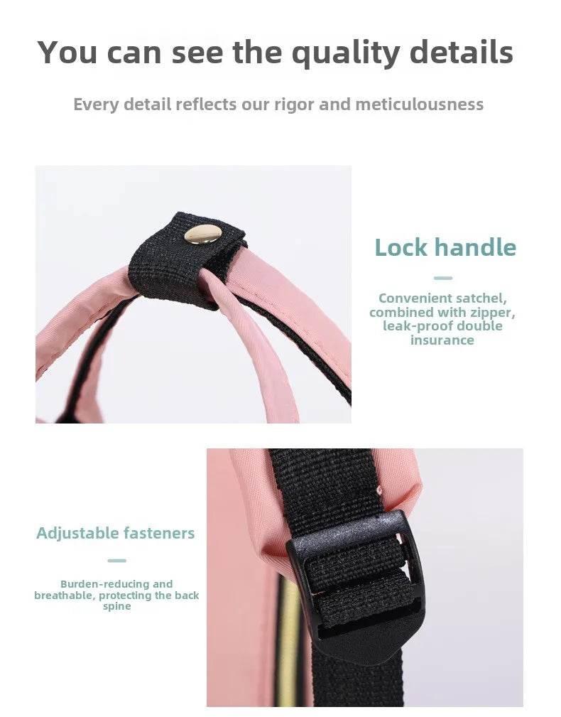 Personalized Name Mommy Bag Multi-functional Double Shoulder Storage Diaper Backpack for Outdoor Traveling Mom Gift - Empire P.E